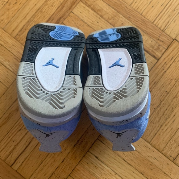 Jordan 4 Retro (TD) University Blue 8C - Picture 4 of 6